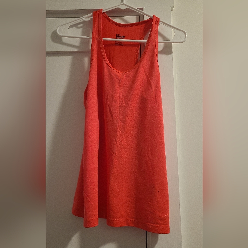 Bright pink Nike dri-fit tank